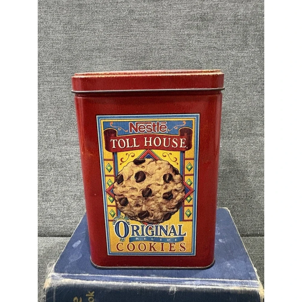 Vintage Nestle Toll House‎ Original Recipe Cookies Collectible Advertising Tin